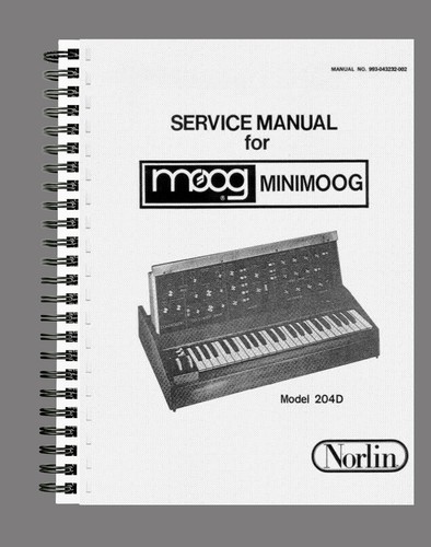 Manuel atelier moog minimoog - moog,