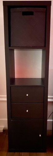 Bibliothèque noire ikea avec - noire,