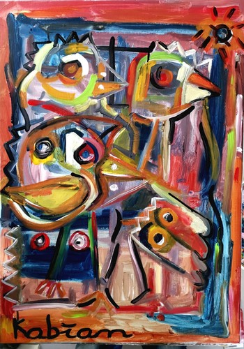 Peinture originale sur toile - originale,