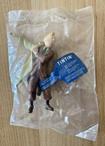 Figurine tintin trench - figurine,