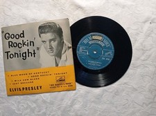 Elvis Presley – Good Rockin' Tonight – EP 45T HMV UK 7EG 8256 – Rare...