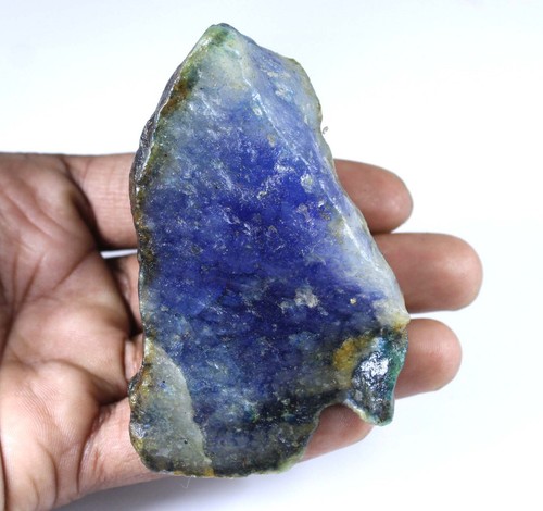 Saphir bleu naturel certifié
