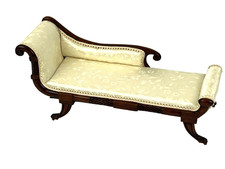 David Booth Vintage Chaise Lounge Doll House Artisan 1/12 Miniature IGMA