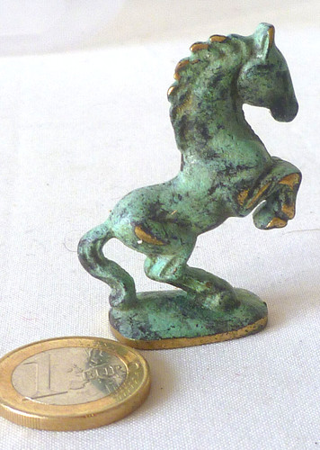Ancien cheval cabré miniature - cabrÉ,