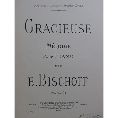 Bischoff gracieuse piano - e.,