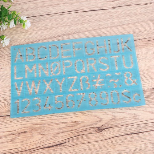Pcs pochoir lettres pochoirs - 4,
