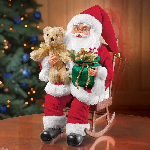 Père noël animé - père,