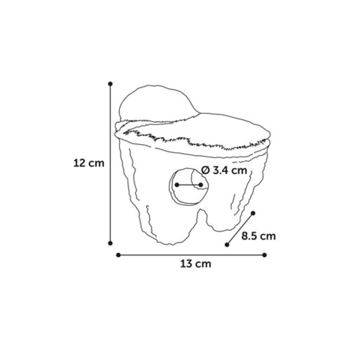 Rocher flottant taille - s,, 12