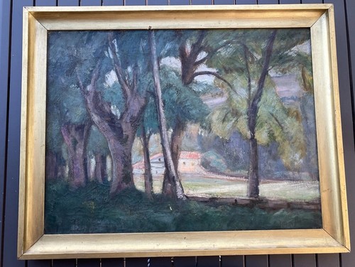 Tableau huile sur - sur, toile
