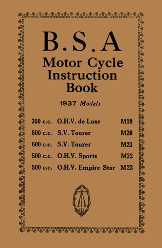 Bsa m20 m21 m22 - bsa,