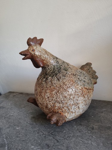 Grand coq céramique - en,