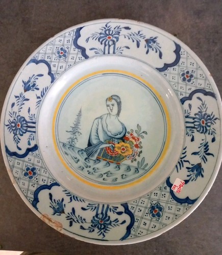 Ancienne rare assiette en - ,