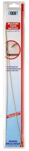 Baguettes pour brasure tous
