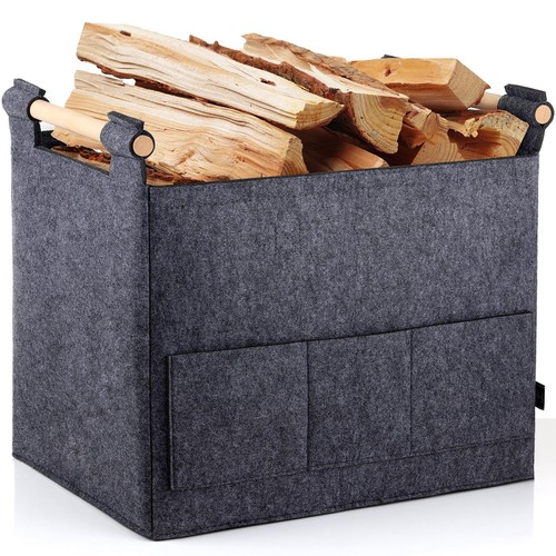 Panier feutre pour - en, bois