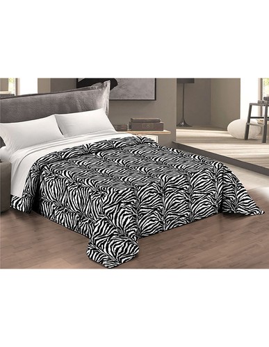 Couvre lit matelassé - couvre-lit, zebra