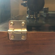 LENCO L75/B55 ZIPPERS (PAIR) DUST HOOD / COVER HINGES (PAIR) NO SCREWS