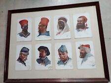FRAME 8 OLD POSTCARDS EMILLE DUPUIS.NOS HAIRY/NOS ALLIES 1914/1915