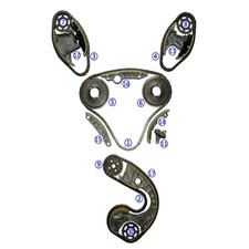 Kit de Distribution Chaine pour Audi A4 A6 A8 Q7 VW Phaeton Touareg 2.7 3.0 TDI