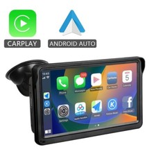 Écran Tactile 7 Pouce Portable Android Auto Sans Caméra CarPlay USB AUX Voiture