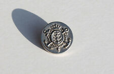Flat button uniform - military naval army naval - crown + anchor - d:22mm