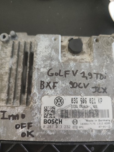 Calculateur moteur bxf - moteur, decode
