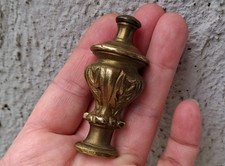 Antique decoration tip for furniture lamp chandelier, end of chandelier, bronze No. 73B