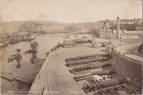 France brest general view - brest,,