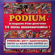 Podium 50ème Anniversaire, The Best of 2-LP (SEALED* 2022 Vinyl) Claude Francois