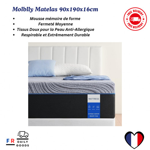 Molblly matelas 90x190x16cm - molblly,
