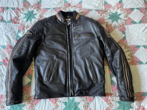 Helstons ace leather jacket - ace, l
