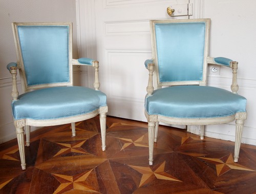 Paire fauteuils cabriolets - paire,