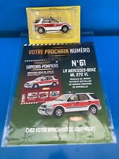 POMPIERS 1/43 N°61  Mercedes-Benz ML 270 VL MARRINS Sapeurs DE MARSEILLE 13