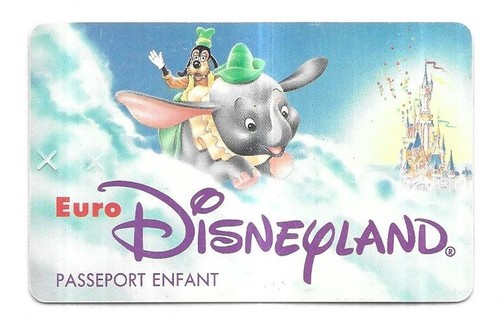 Rare passeport euro disney - rare,