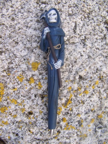 Hf1412 figurine stylo - figurine, crane