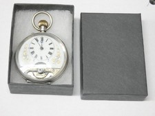 Beautiful Antique 0.800 Silver HEBDOMAS POCKET WATCH Sold For Spairs or Repair.