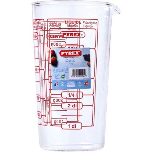Verre doseur pyrex - verre,