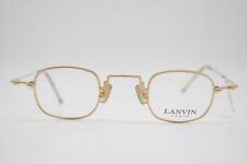 Lunettes Vintage LANVIN 721 Avec Clip Solaire Or Oval Cadre De Lunettes