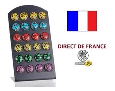 Lot de 12 paires de boucles d'oreilles Léopard Clou Revendeur Palette Destockage