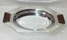 ANCIEN PLAT EN METAL ARGENTE