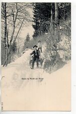 SWITZERLAND SWITZERLAND - Themes Mountain Sports Mountaineering Wood Sledge Drill