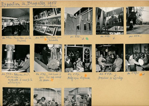Bruxelles 1958 13 photos - -,