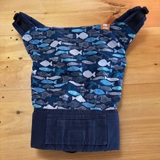 Tula Free To Grow Baby/Toddler Carrier In Navy Blue Fish Print