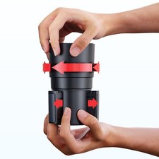 Plateau porte-gobelet de voiture amovible pour manger, rotation à 360°,