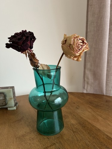 Vase verre transparent - vase, en