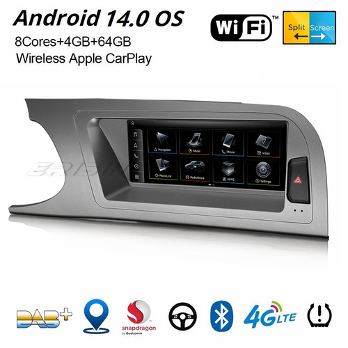 Android 14 autoradio audi - 8,8",