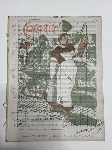 Steinlen lithographie revue - lithographie,