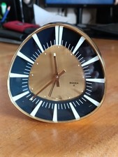 Swiza 8 day alarm clock Swiss made, mechanical movement see full details below