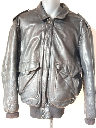 New man blouson cuir noir - cuir,