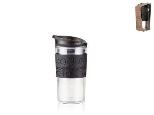 Bodum travel mug - mug, transparent
