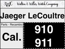 1 Pc Jaeger LeCoultre JLC 910 911 Pièces Originales GENUINE MEMOVOX Neuf NOS